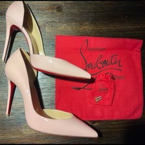 Iriza Soft Pink Patent Christian Louboutin Heels
